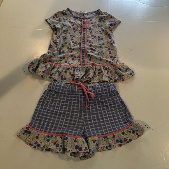 MATILDA JANE 435 Floral & Ruffle Top & Shorts 10 - Picture 2 of 16
